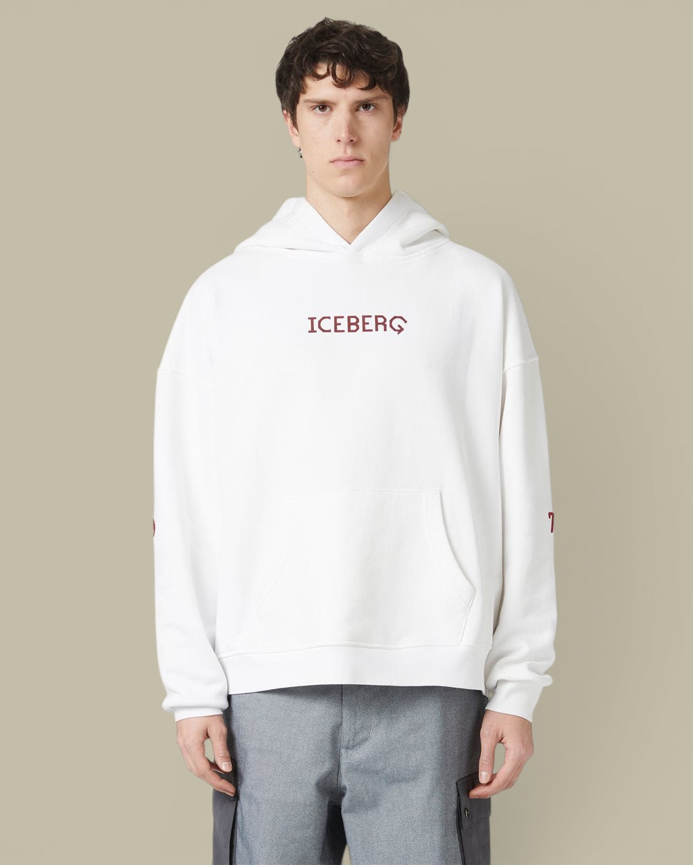Sweat à Capuche - Iceberg - Blanc iceberg