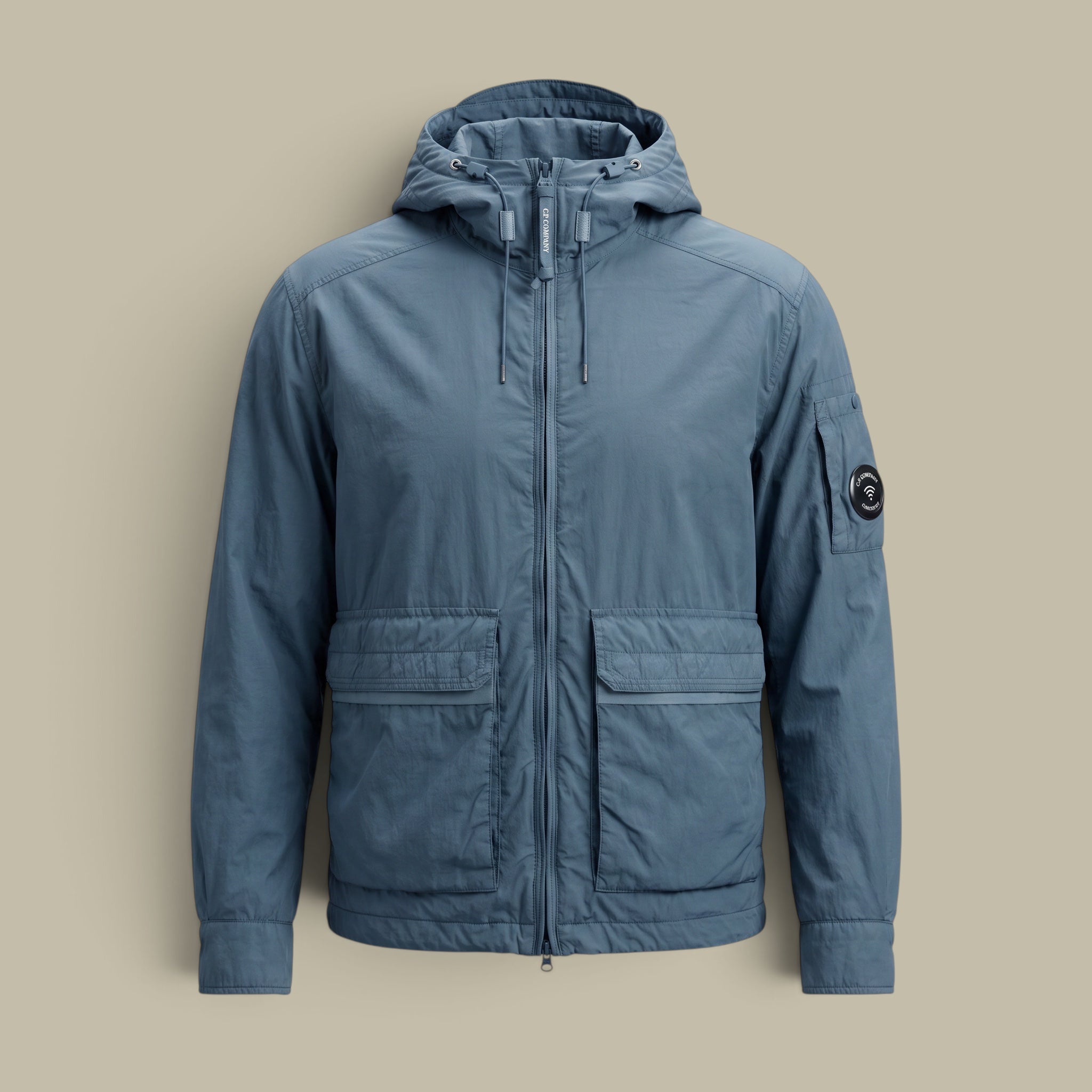 Veste à Capuche C.P. Company Bleu - Chrome-R