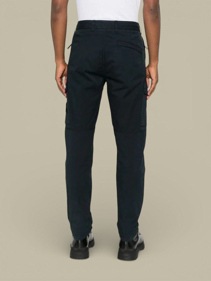 Cargo Stone Island Noir - Stretch Regular Stone Island