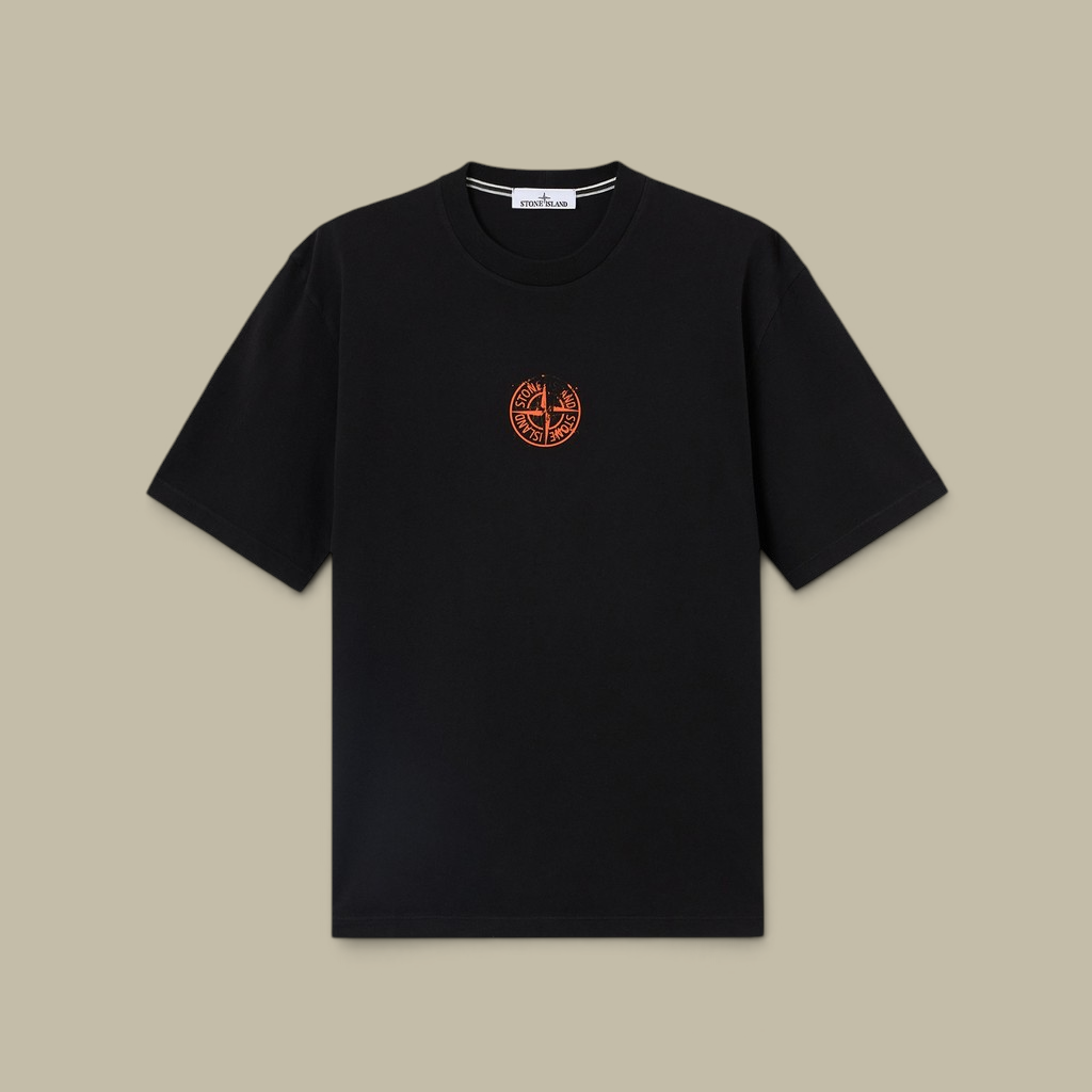 T-shirt Stone Island Black – Logo au Dos