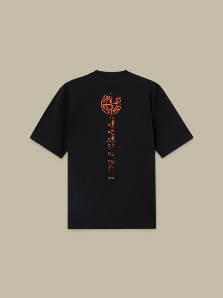 T-shirt Stone Island Black – Logo au Dos