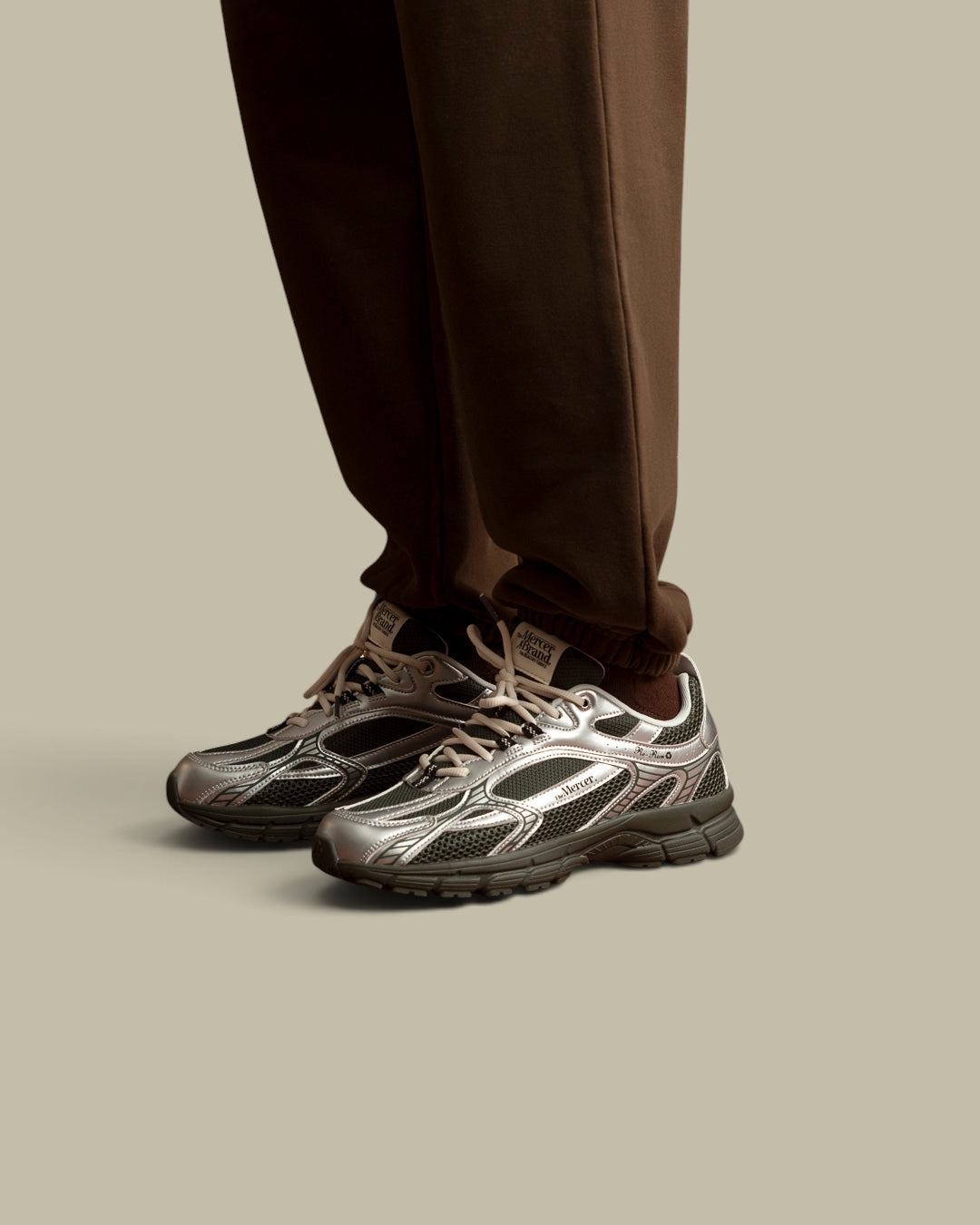 Sneakers The Mercer Kaki - The Re-Run