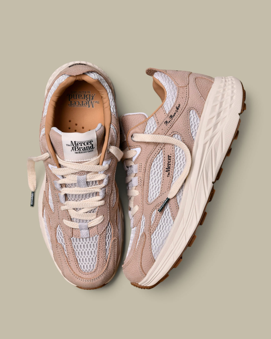 Sneakers The Mercer Beige - The Re-Run Max
