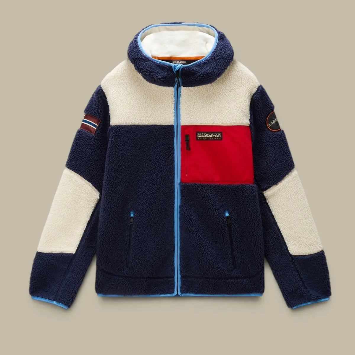 Polaire à Capuche Napapijri Bleu marine - Yupik Napapijri