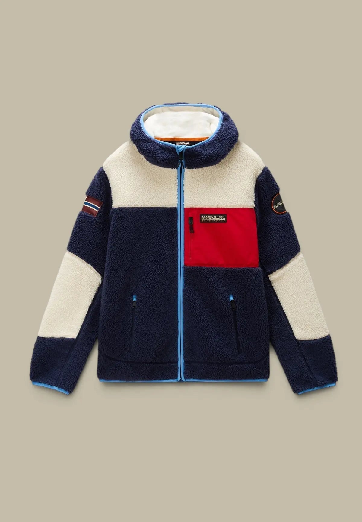 Polaire à Capuche Napapijri Bleu marine - Yupik Napapijri
