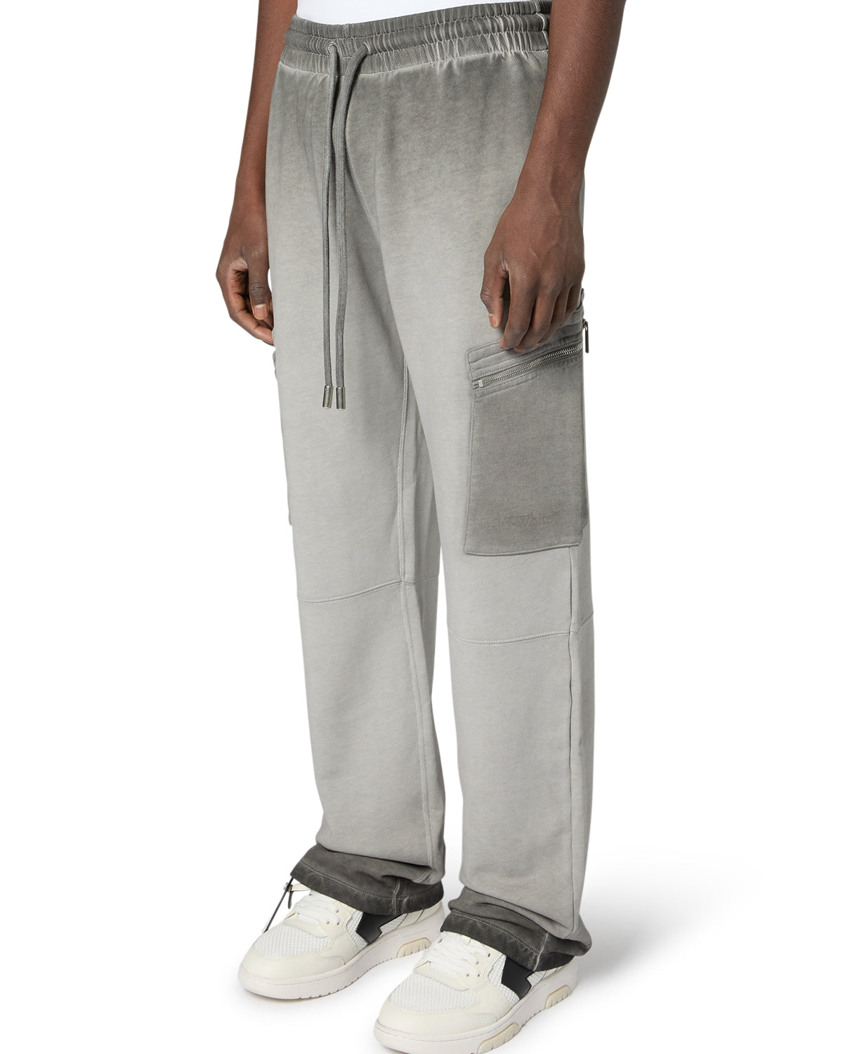 Pantalon Jogg Cargo Off-White Gris