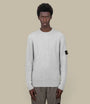 Pull Stone Island Gris - Maille Rib Rws Wool Stone Island