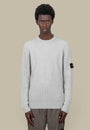 Pull Stone Island Gris - Maille Rib Rws Wool Stone Island