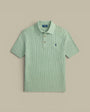 Polo Ralph Lauren Vert - Maille traissée Ralph Lauren