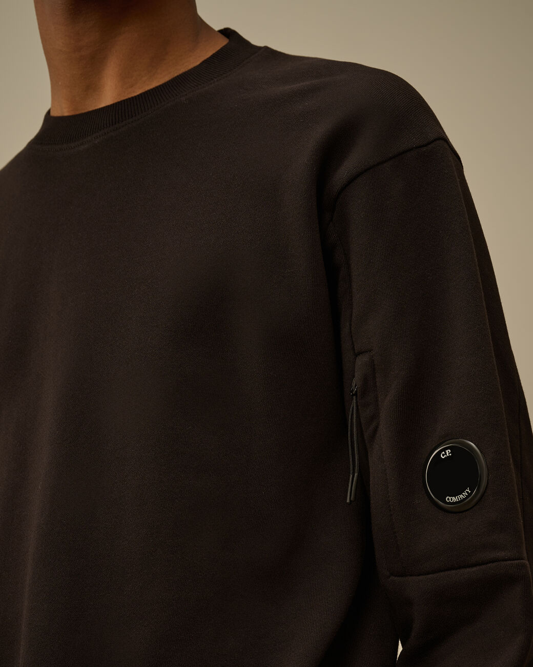 Sweat C.P. Company Noir - Crewneck Lens