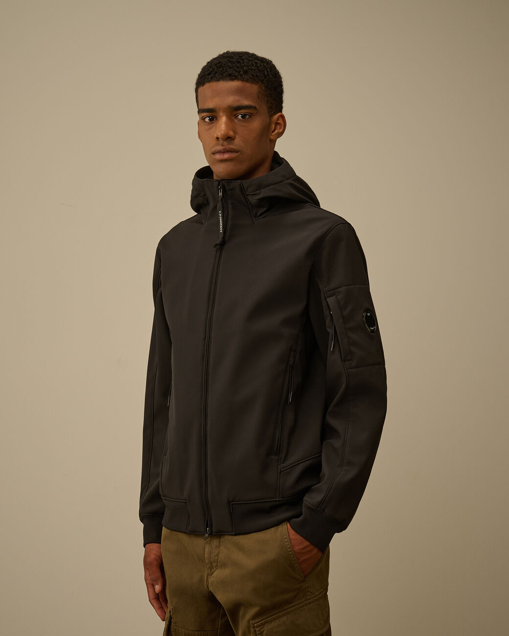 Veste C.P. Company Noir - Shell-R Hooded Jacket