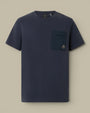 T-shirt Bleu Marine A Poche Moose Knuckles Moose Knuckles