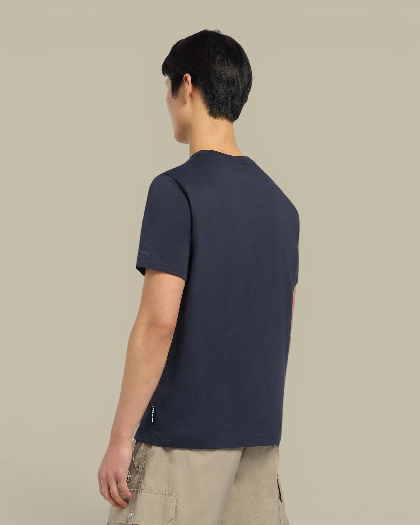 T-shirt Bleu Marine A Poche Moose Knuckles Moose Knuckles