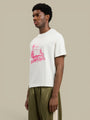 T-Shirt Palm Angels Blanc - Palm Statement Palm Angels