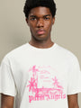 T-Shirt Palm Angels Blanc - Palm Statement Palm Angels