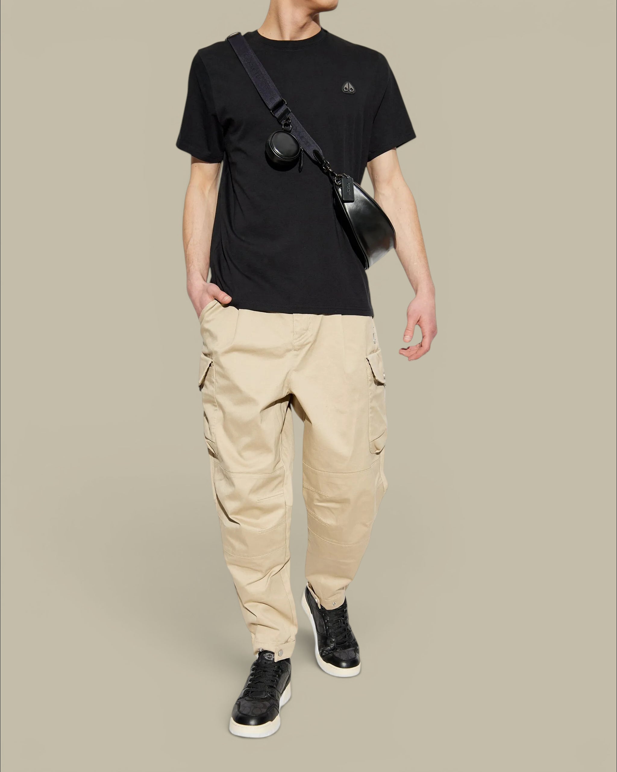 T-shirt Moose Knuckles-Noir Moose Knuckles