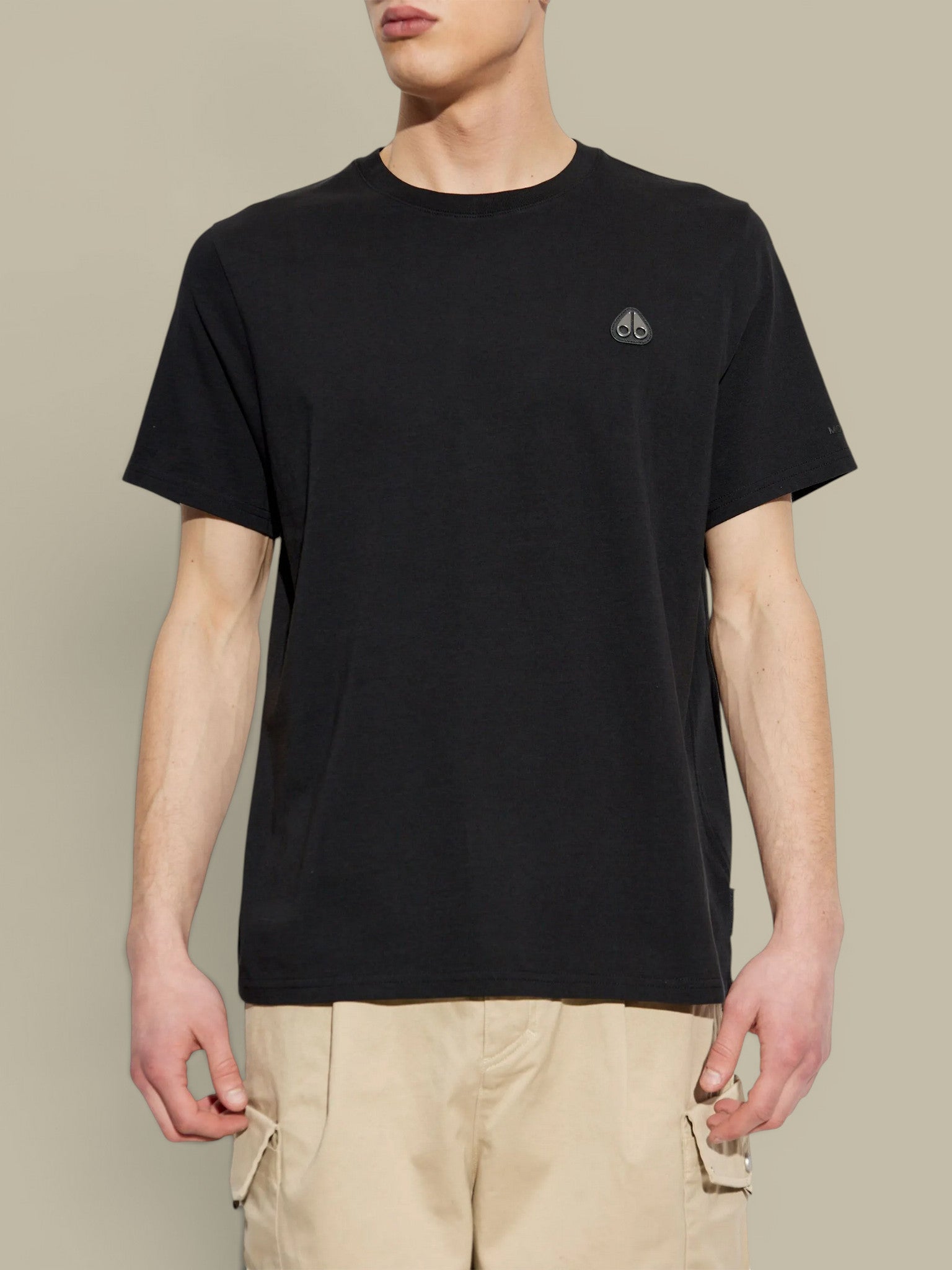 T-shirt Noir Moose Knuckles Moose Knuckles
