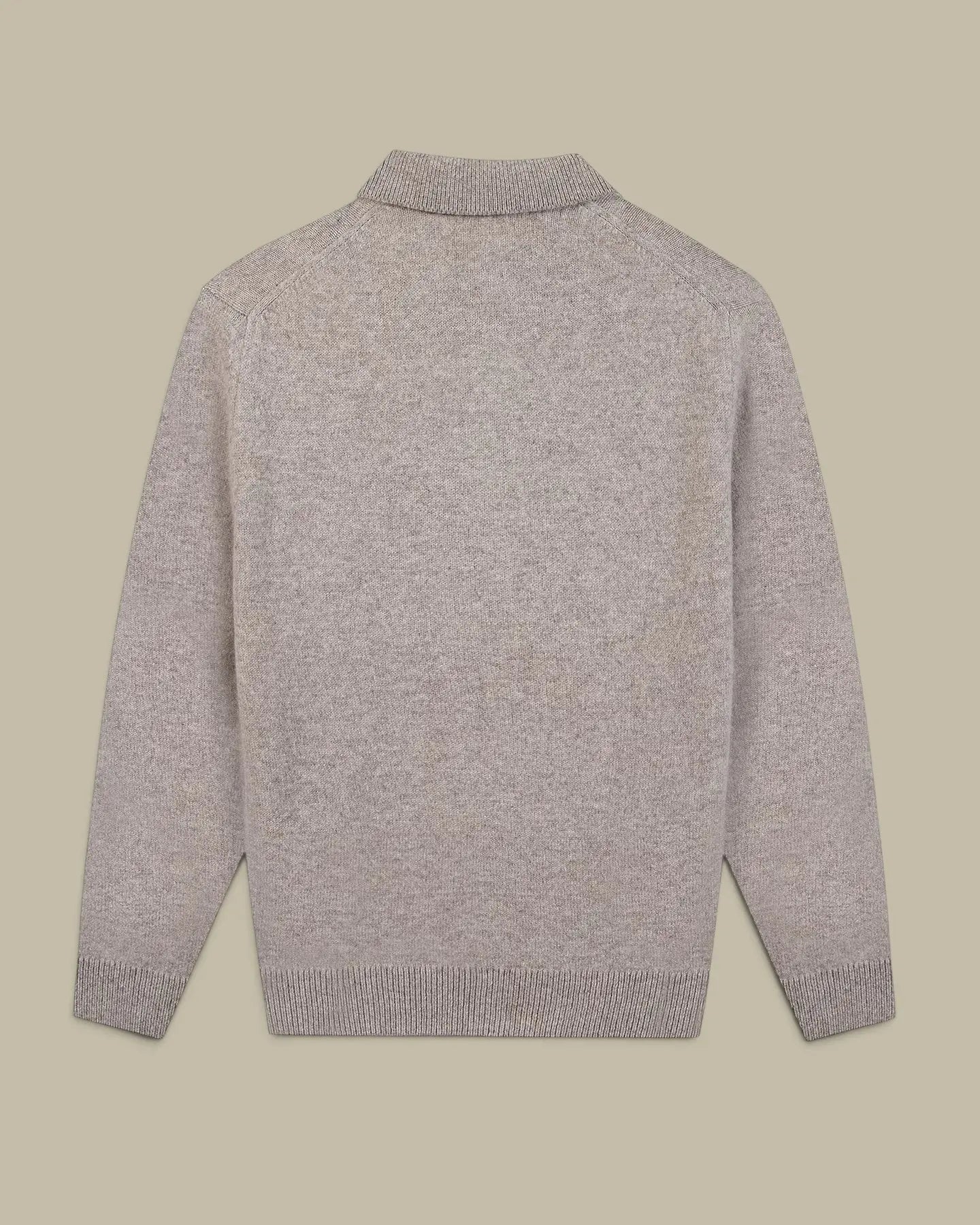 Pull Maison Labiche Beige - Col Chemise Maison Labiche