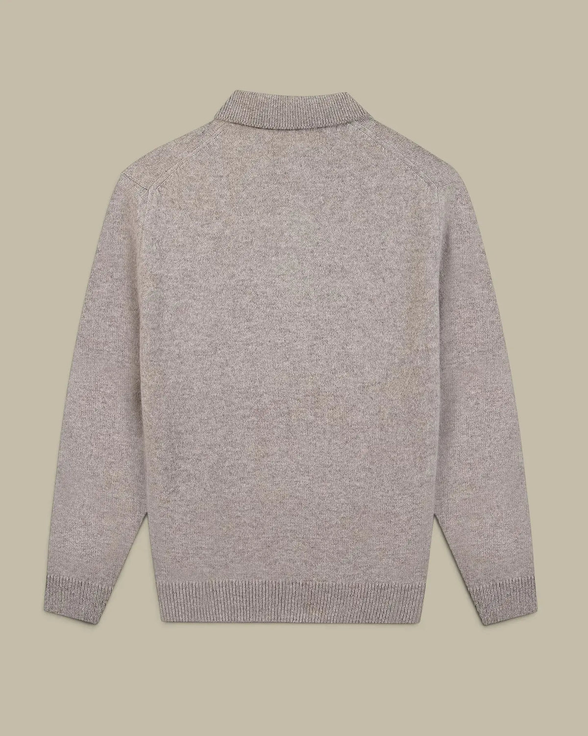 Pull Maison Labiche Beige - Col Chemise Maison Labiche