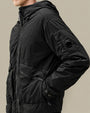 Veste à Capuche C.P. Company Noir - Chrome-R Goggle C.P. Company