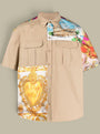 Chemise - Manche courte - Moschino - Beige Moschino