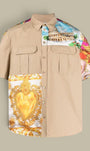Chemise - Manche courte - Moschino - Beige Moschino