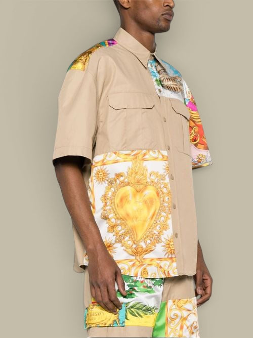 Chemise - Manche courte - Moschino - Beige Moschino
