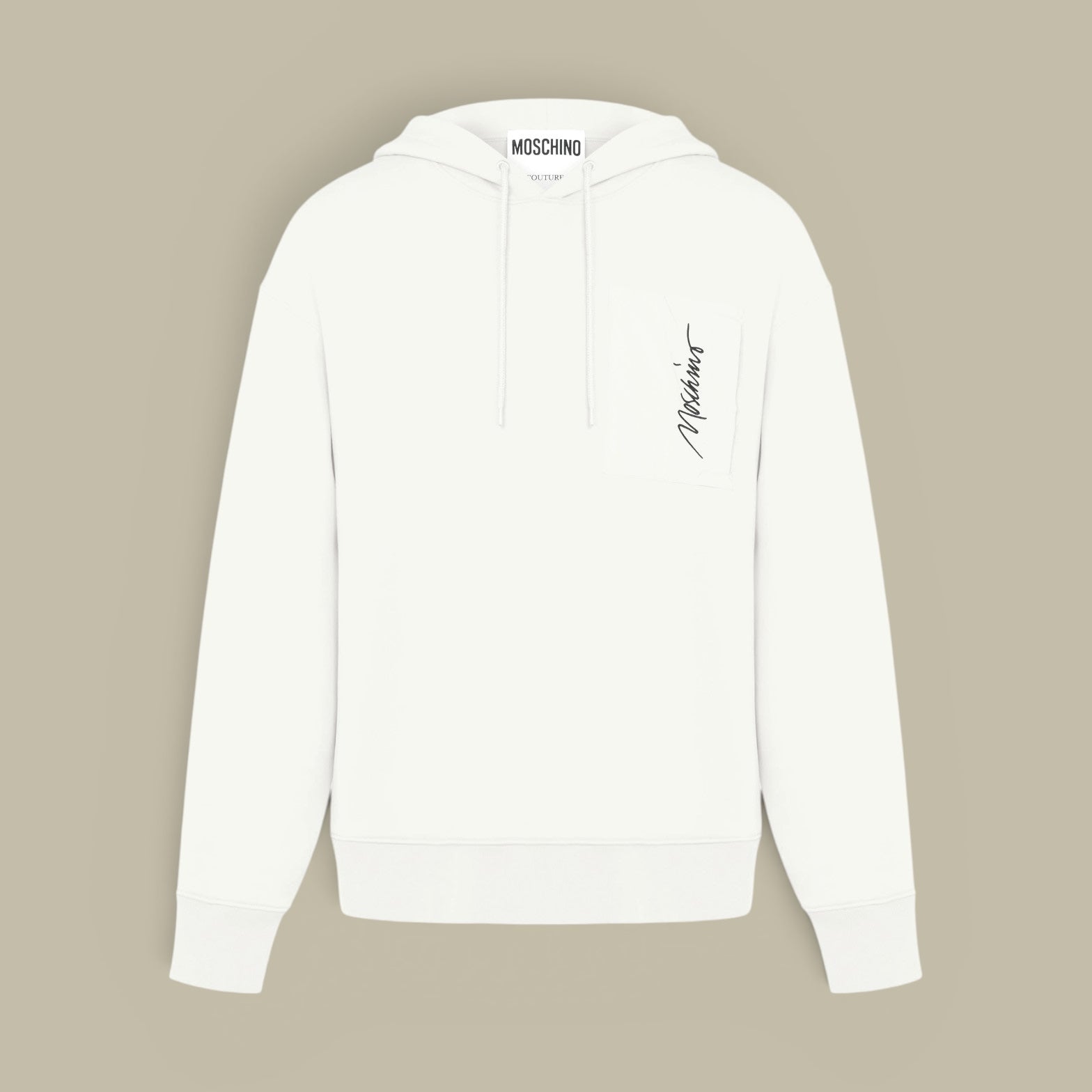 Sweat à Capuche - Moschino - Blanc Moschino