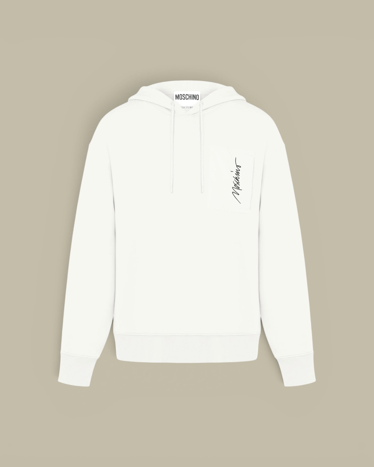 Sweat à Capuche - Moschino - Blanc Moschino