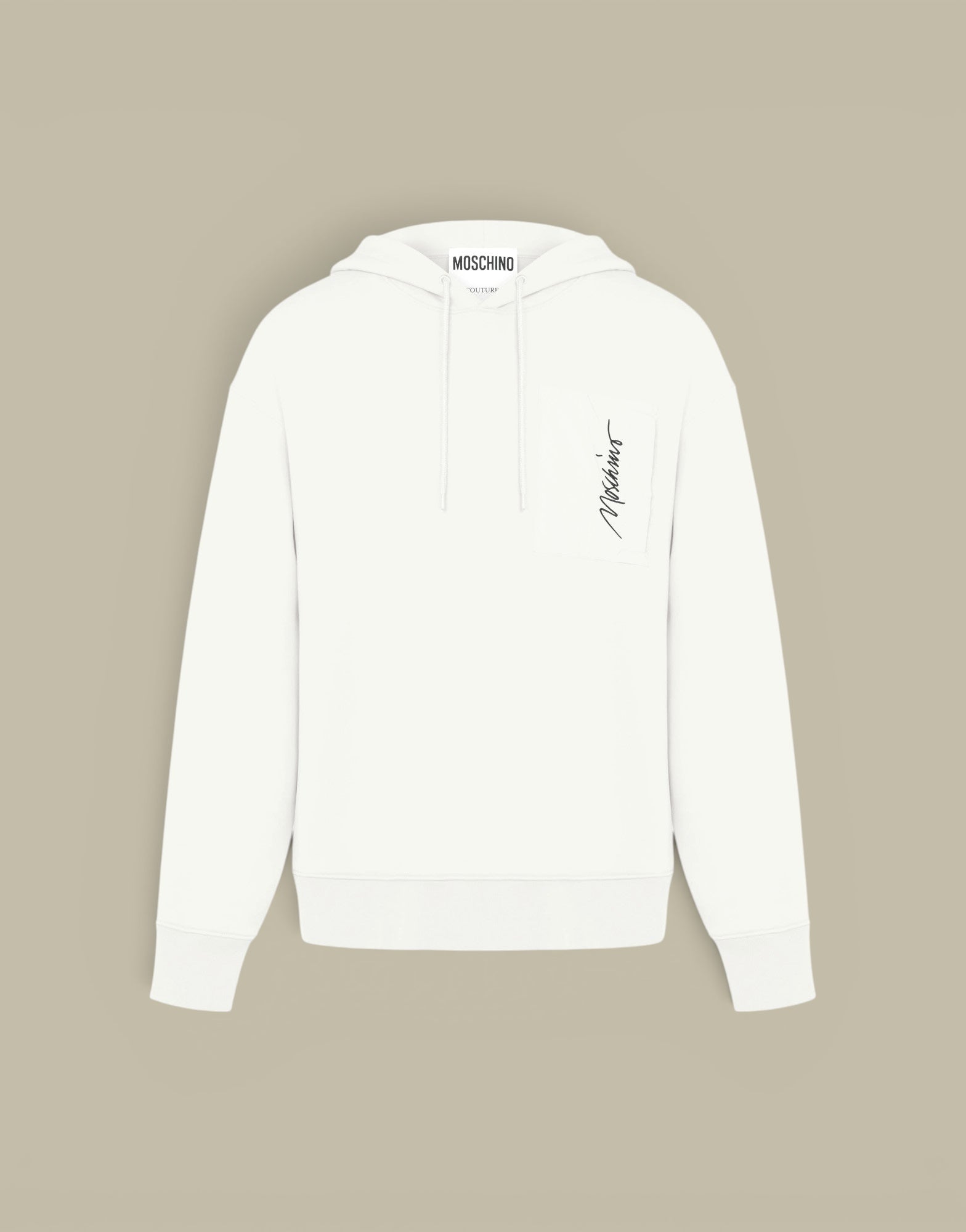 Sweat à Capuche - Moschino - Blanc Moschino
