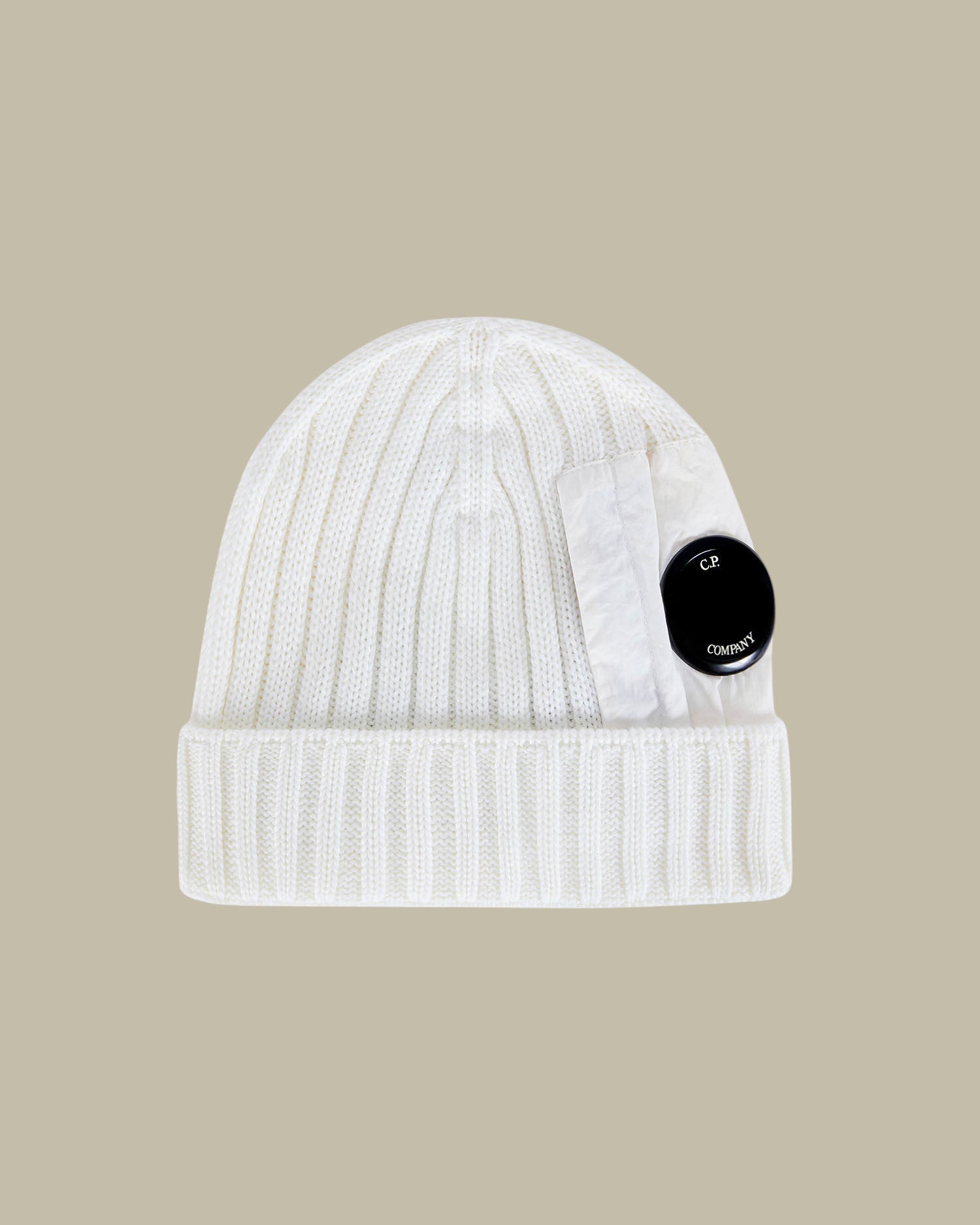 Bonnet C.P. Company Blanc - Poche - Bonnet