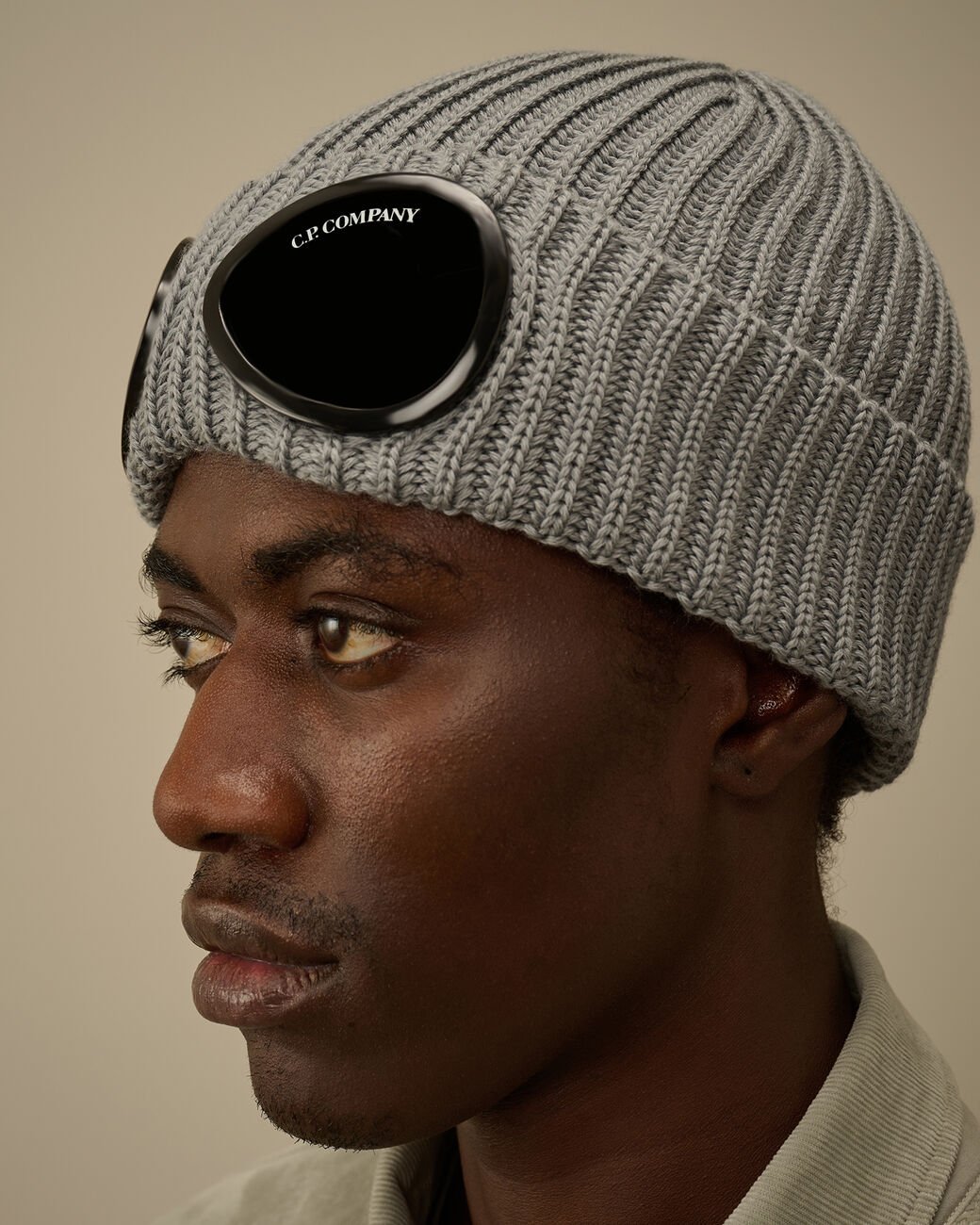 Bonnet C.P. Company Lunette Gris - Goggle - Bonnet