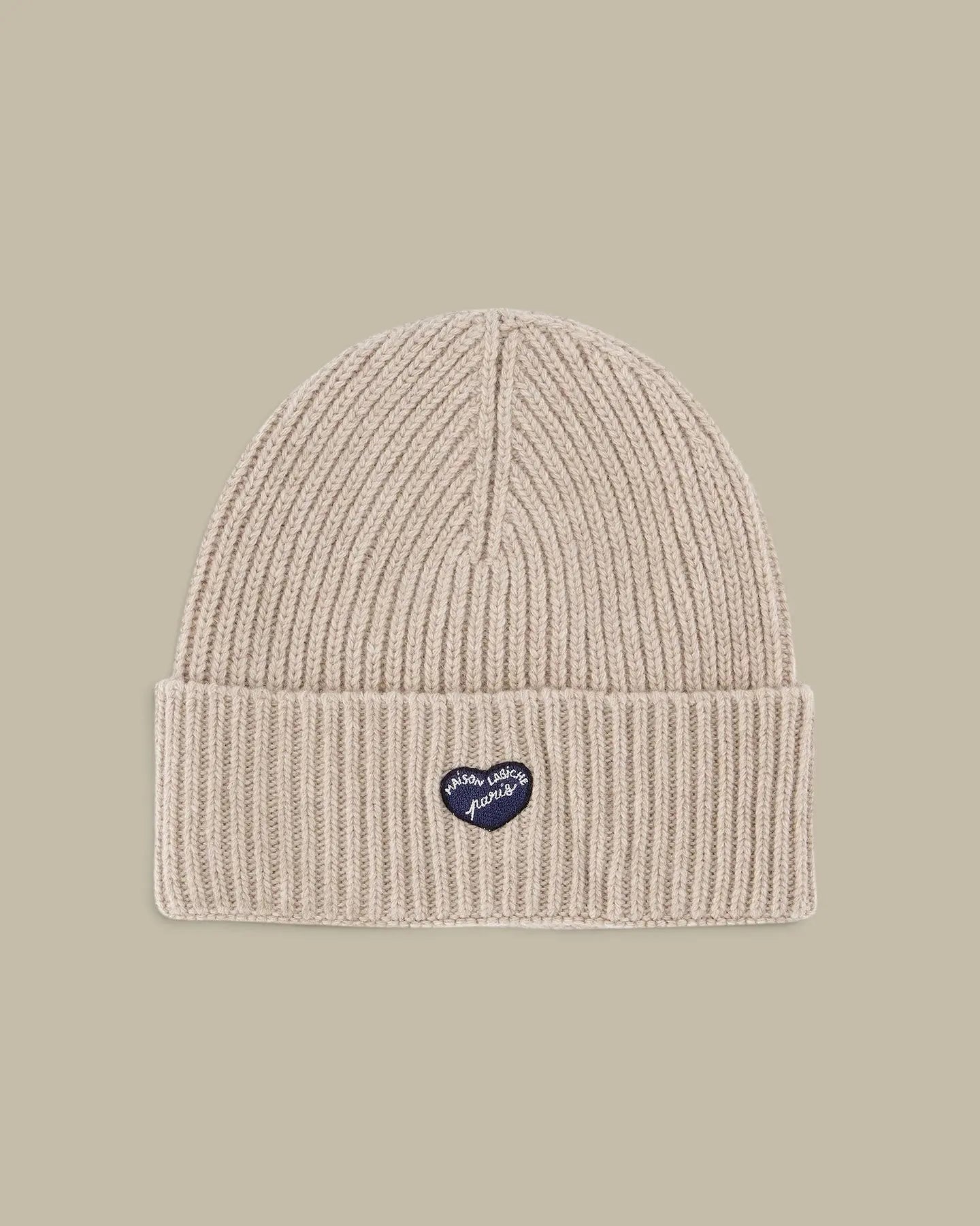 Bonnet Maison Labiche Beige - Patch Coeur Maison Labiche