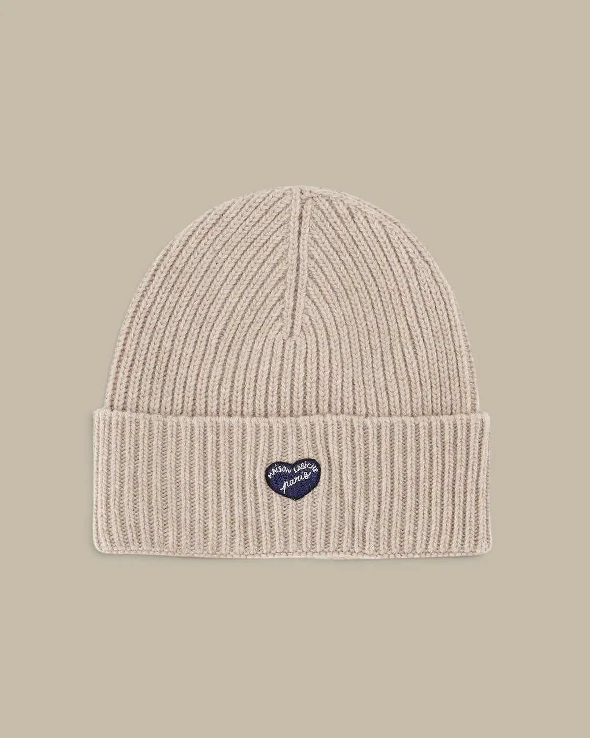 Bonnet Maison Labiche Beige - Patch Coeur Maison Labiche