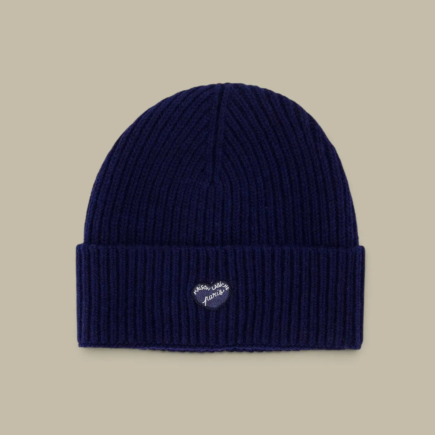 Bonnet Maison Labiche Bleu Marine - Patch Coeur Maison Labiche