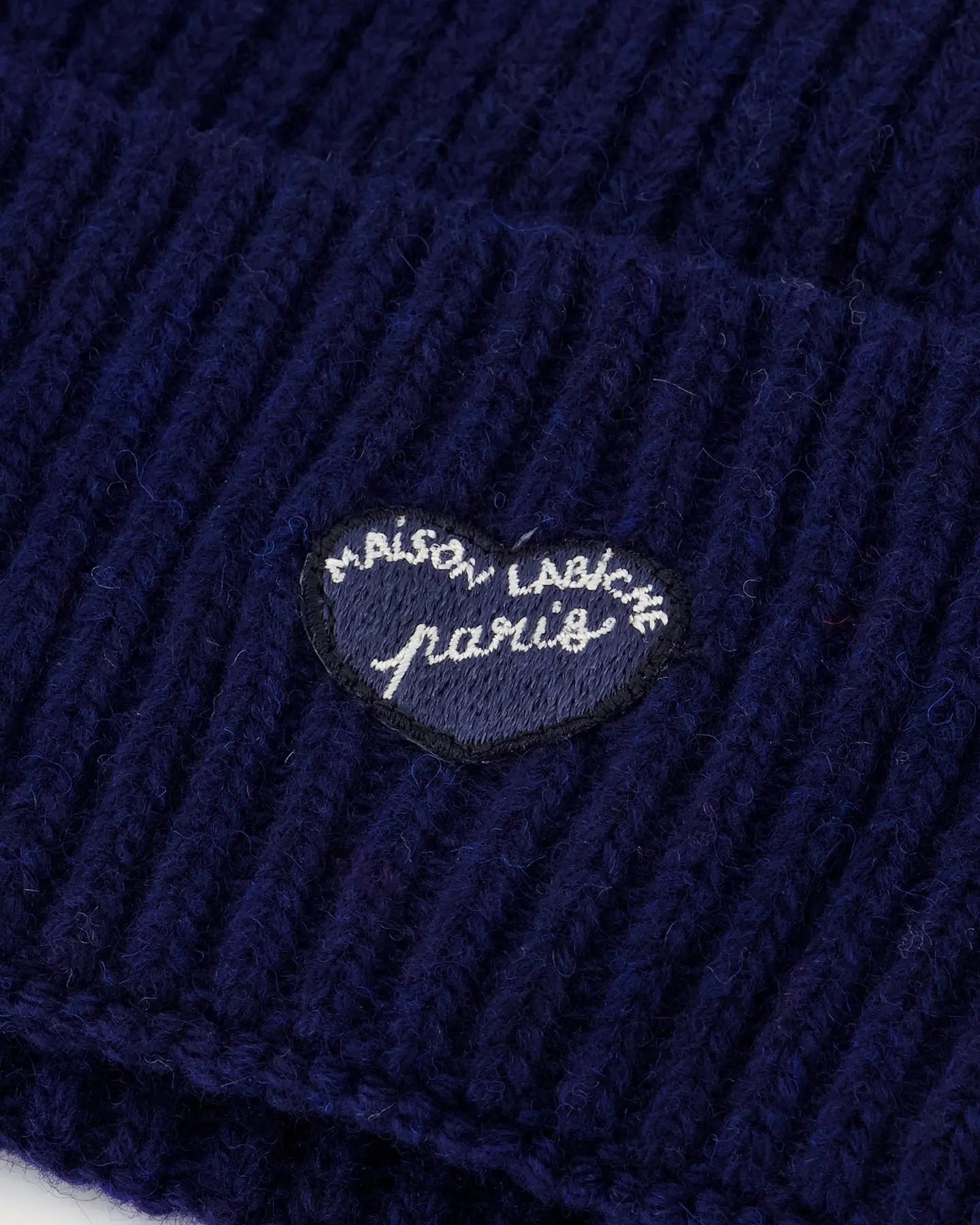 Bonnet Maison Labiche Bleu Marine - Patch Coeur Maison Labiche