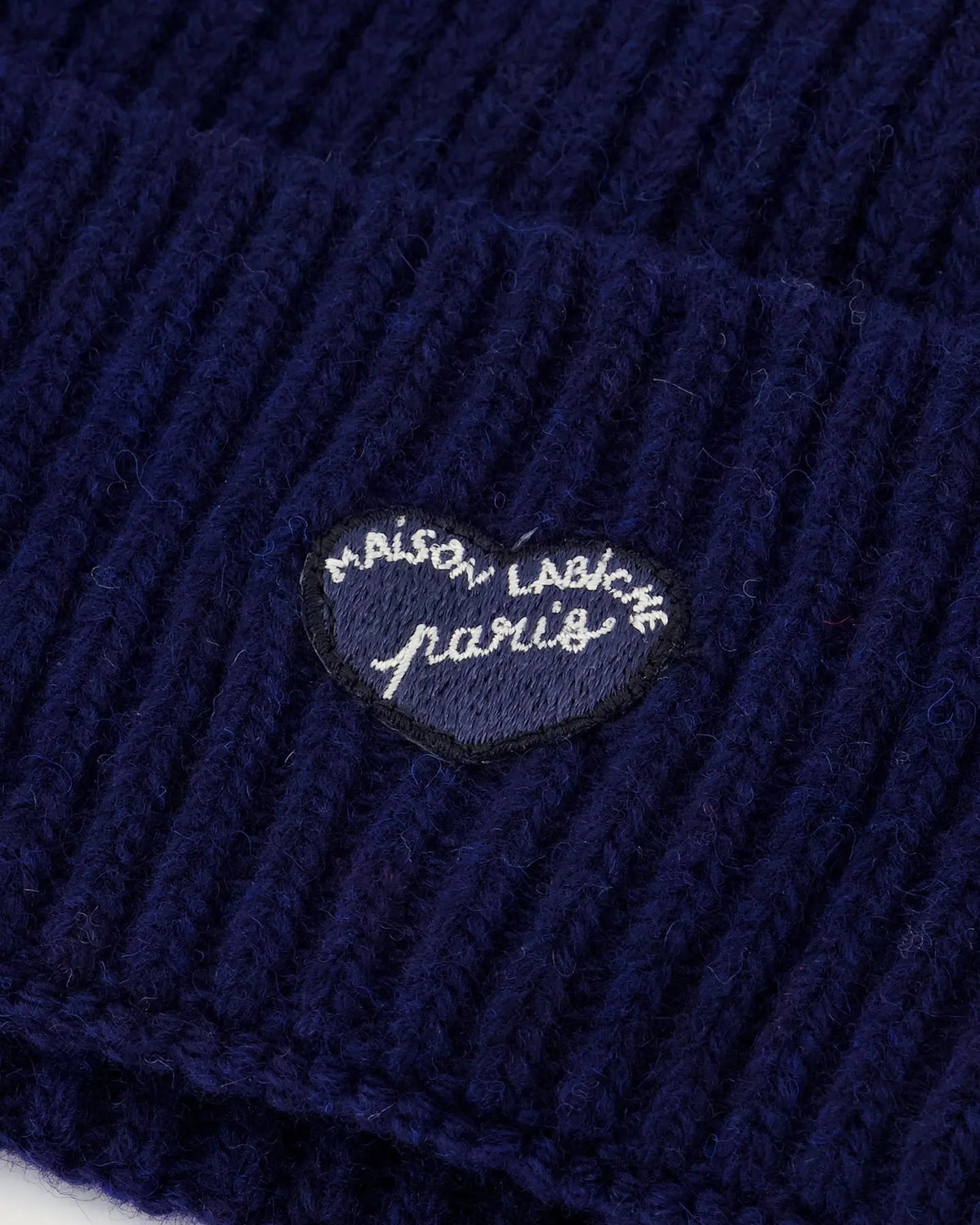 Bonnet Maison Labiche Bleu Marine - Patch Coeur Maison Labiche
