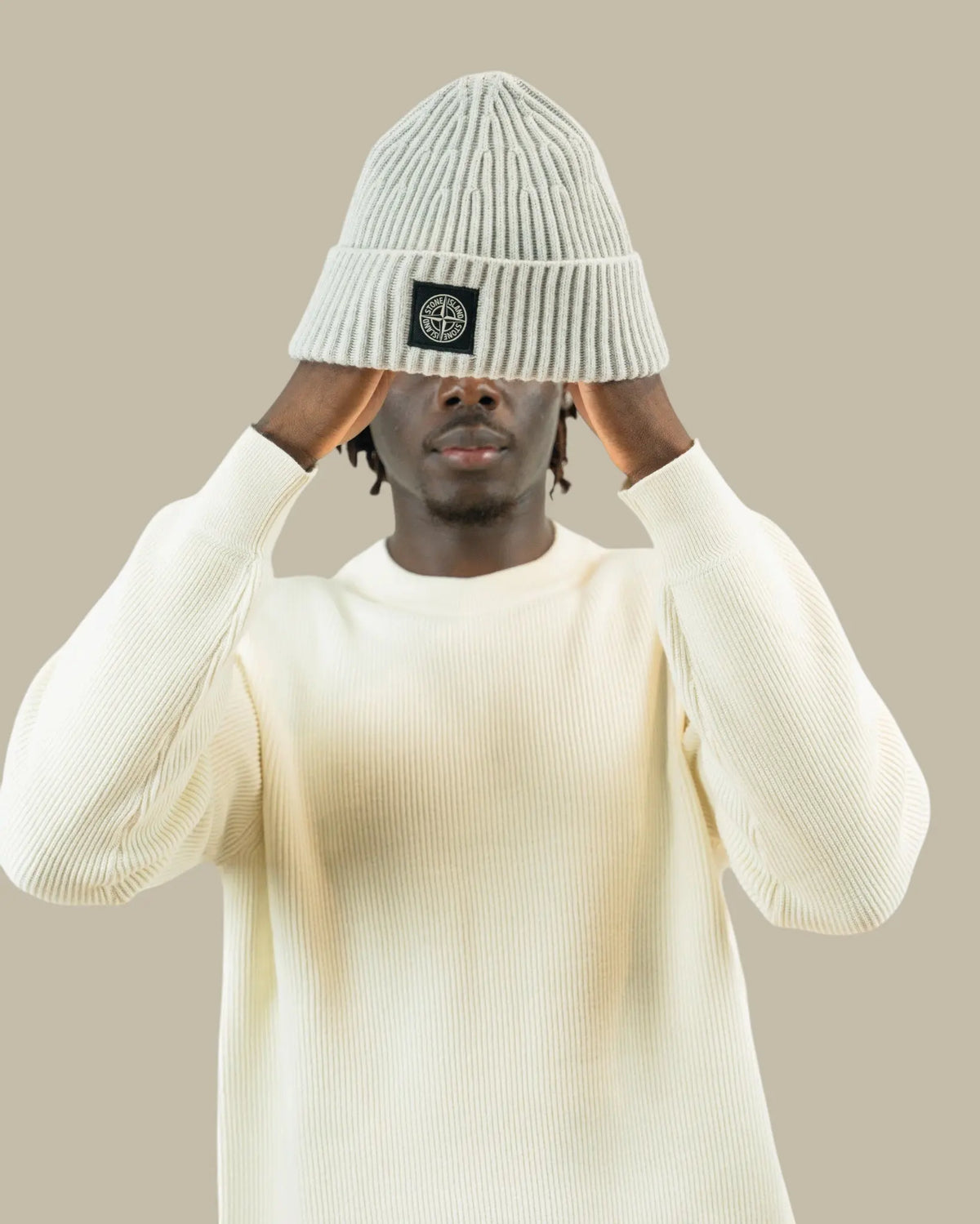 Bonnet Stone Island - Gris Stone Island