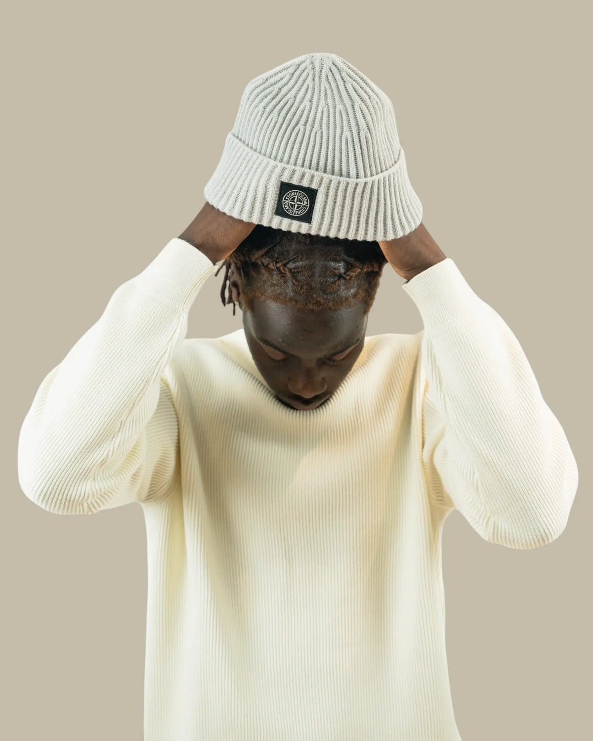 Bonnet Stone Island - Gris Stone Island