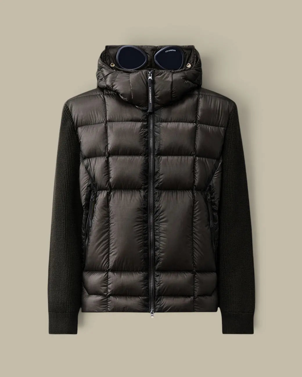 Cardigan C.P. Company Noir - Bi Matière C.P. Company