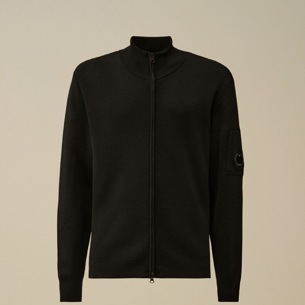 Cardigan C.P. Company Noir - Re - Wool - cardigan