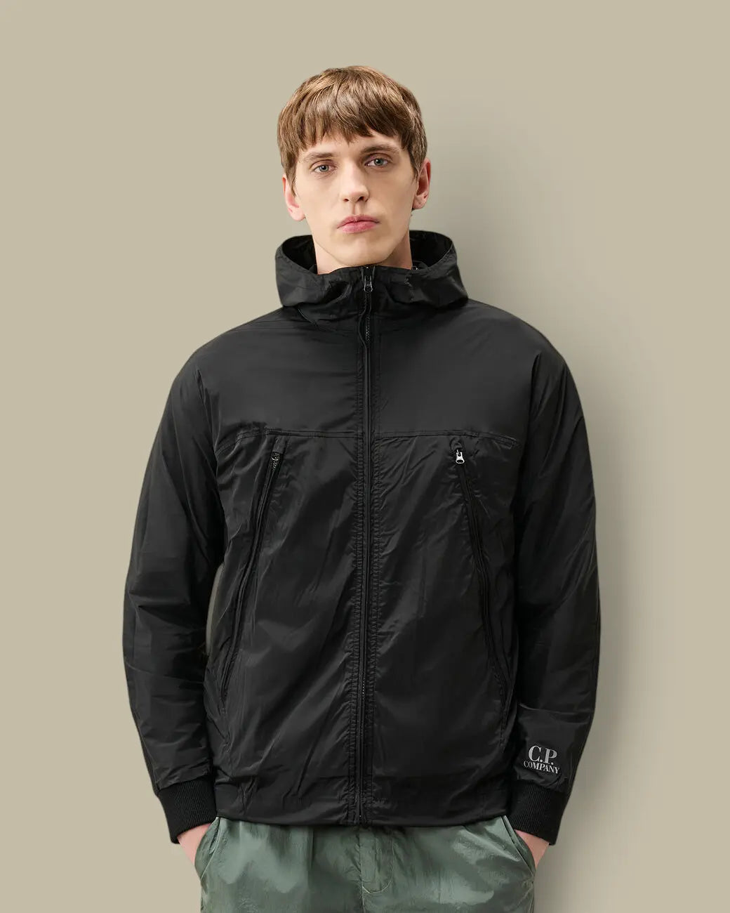 Cardigan Reversible C.P.Company Noir - Merino Wool C.P. Company