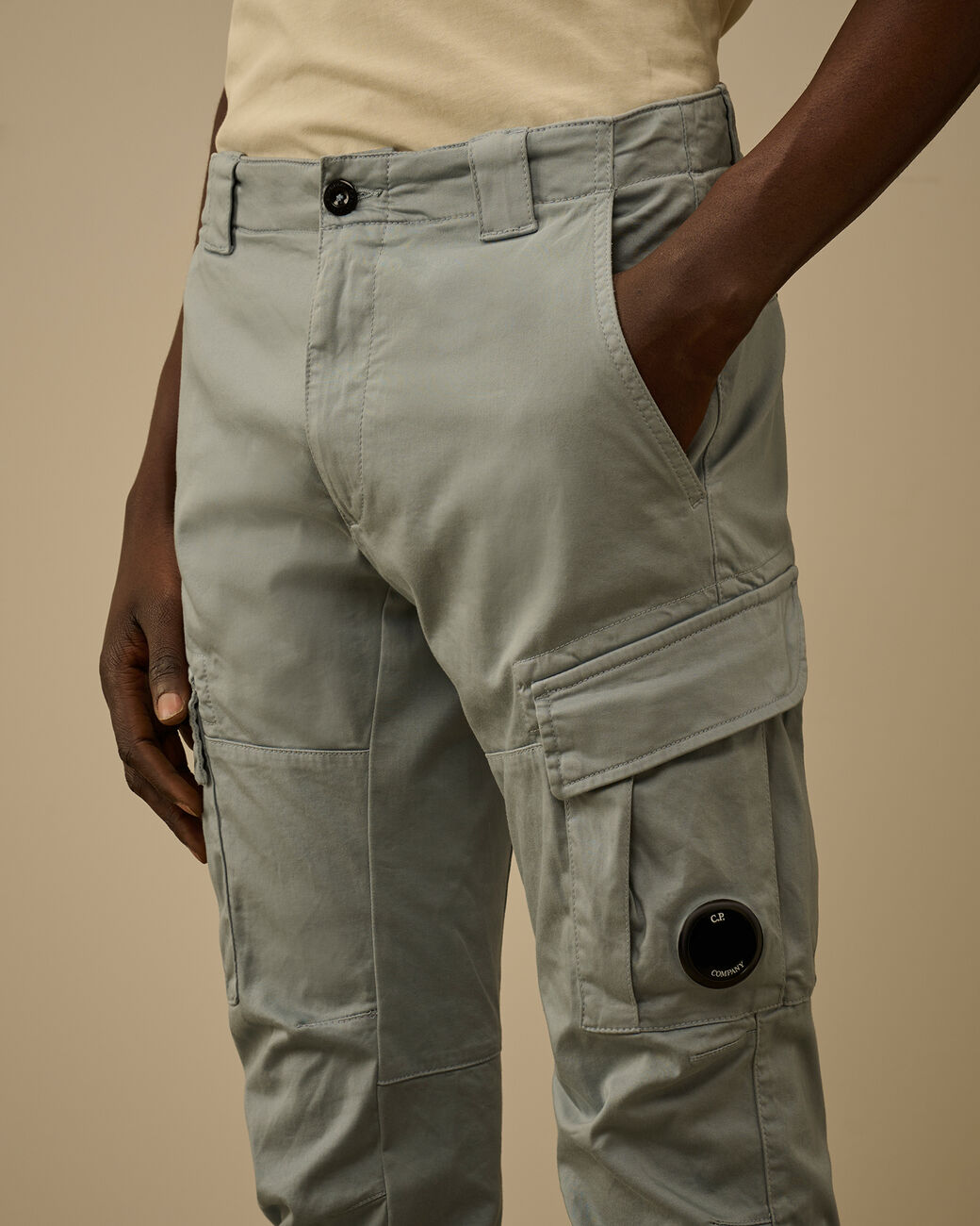 Cargo C.P. Company Bleu - Stretch Sateen C.P. Company