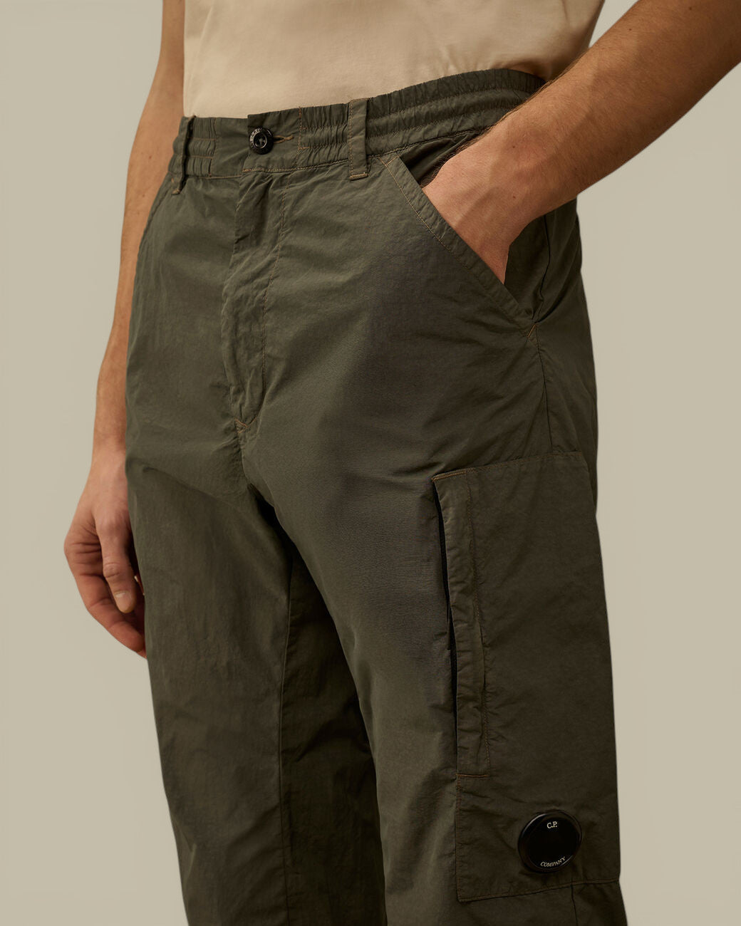 Pantalon Cargo C.P. Company Gris - Flatt Nylon C.P. Company