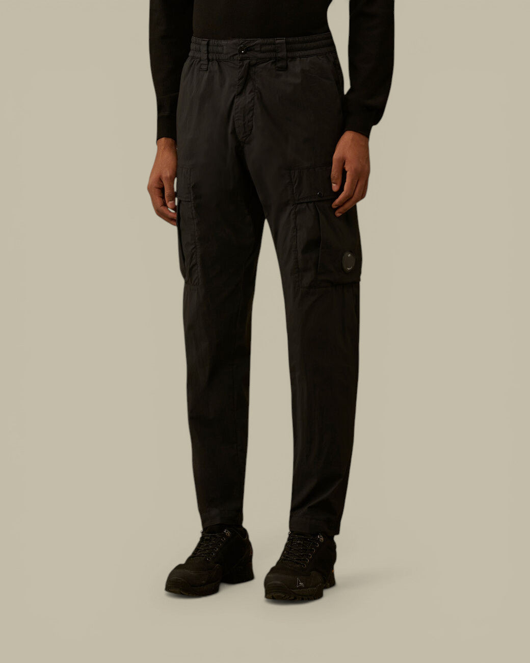 Pantalon Cargo C.P. Company Noir - Stretch Elastique C.P. Company