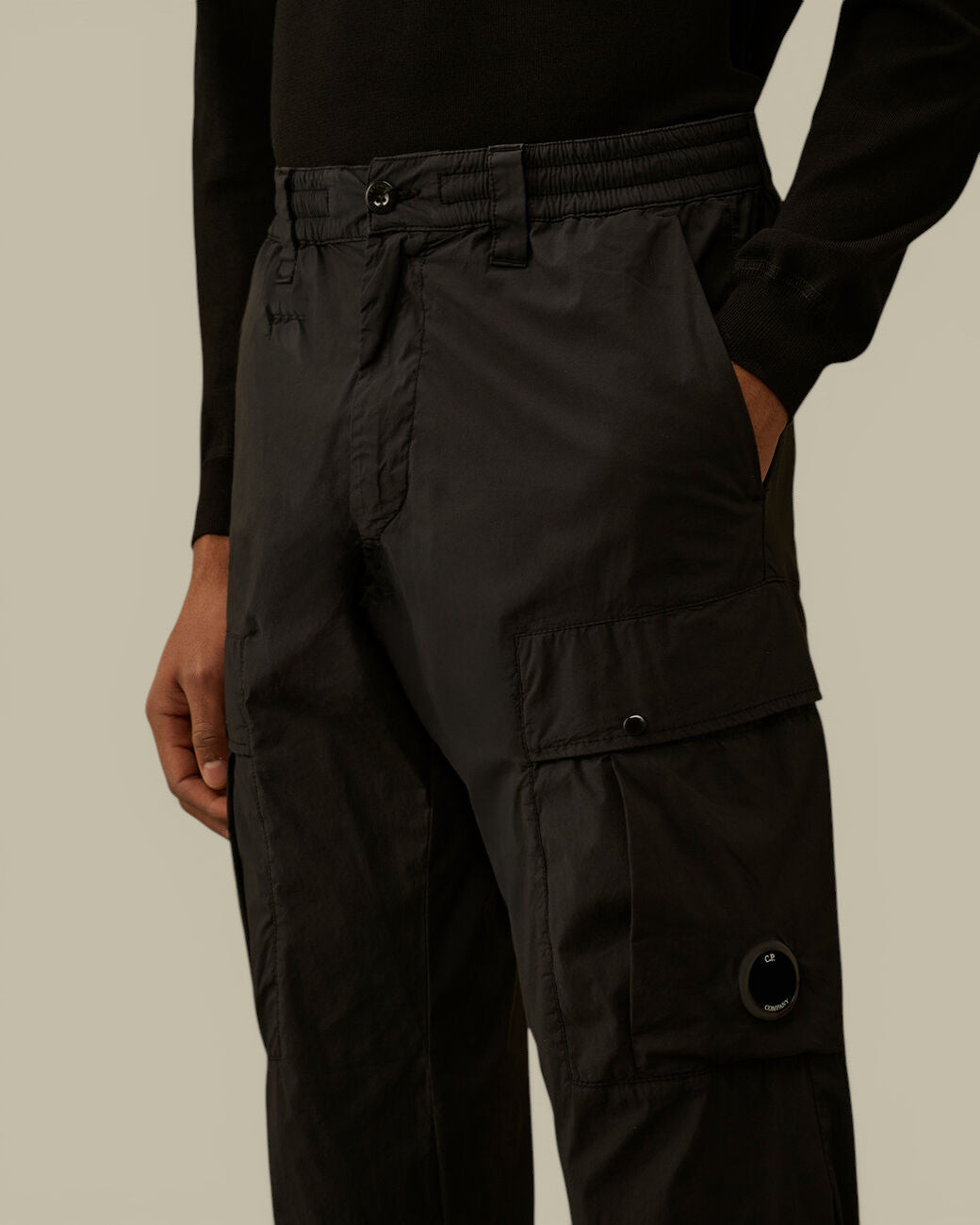 Pantalon Cargo C.P. Company Noir - Stretch Elastique C.P. Company