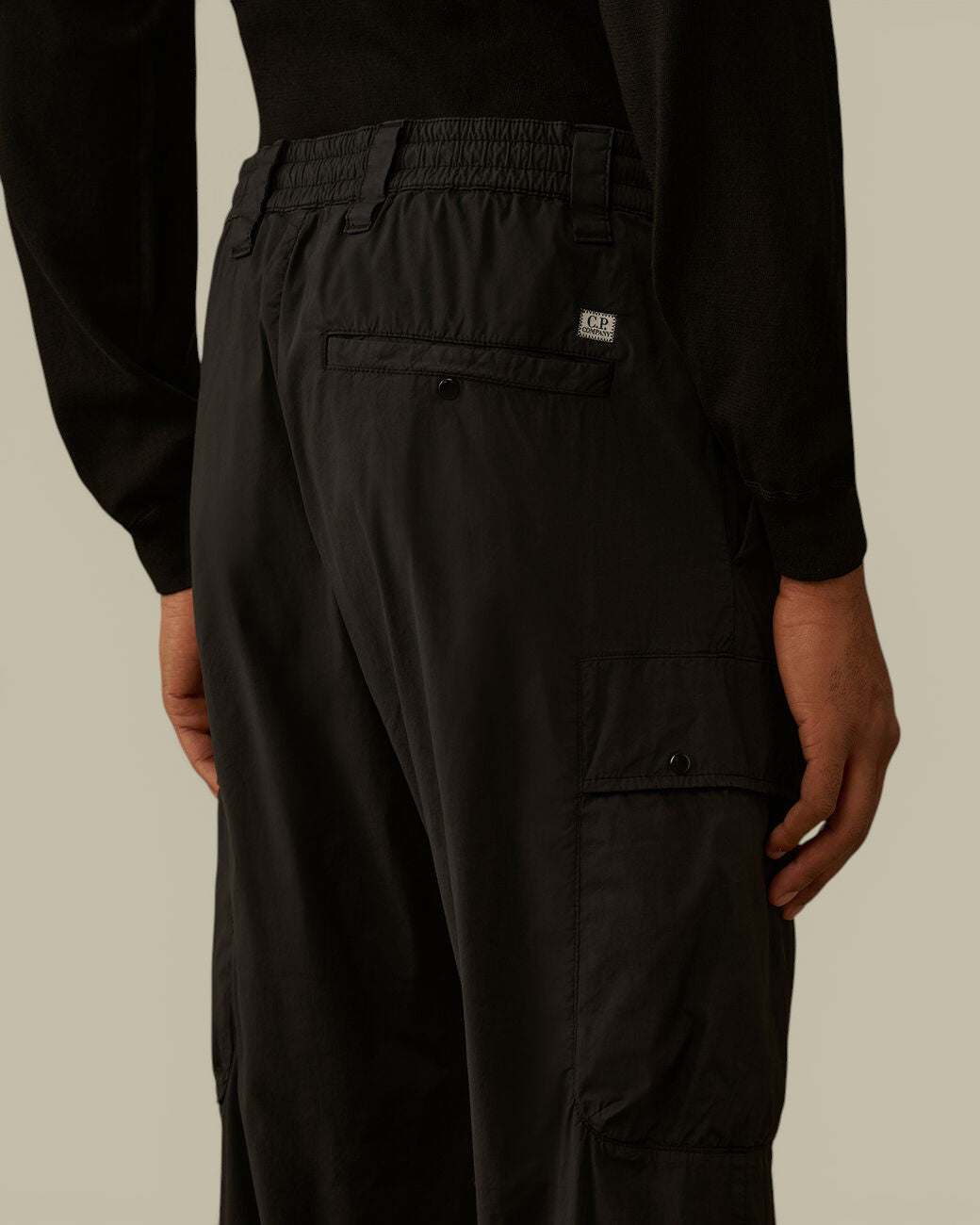 Pantalon Cargo C.P. Company Noir - Stretch Elastique C.P. Company