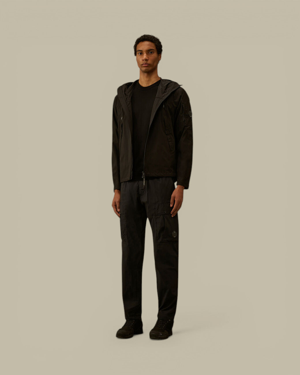 Pantalon Cargo C.P. Company Noir - Stretch Elastique C.P. Company