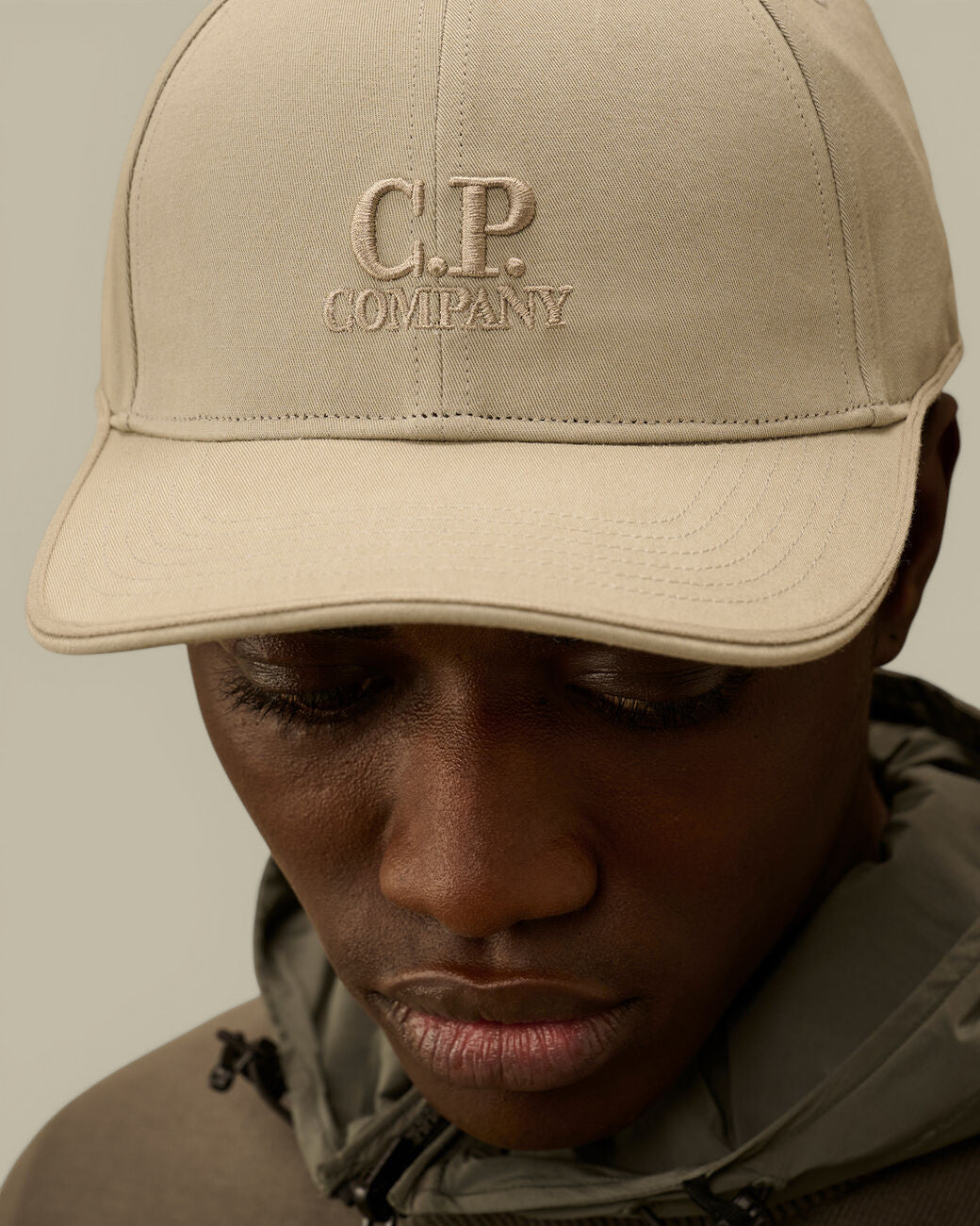 Casquette C.P. Company Gris - Gabardine Cap C.P. Company