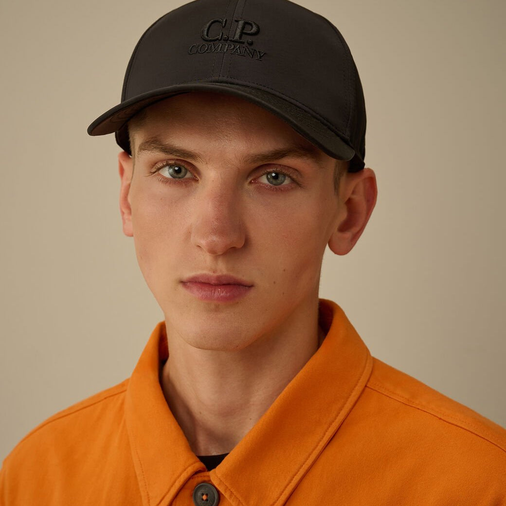 Casquette C.P. Company Goggle Noir - Chrome - R - casquette